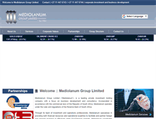 Tablet Screenshot of mediolanumltd.com